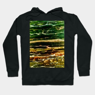 forest acrylic pouring art Hoodie